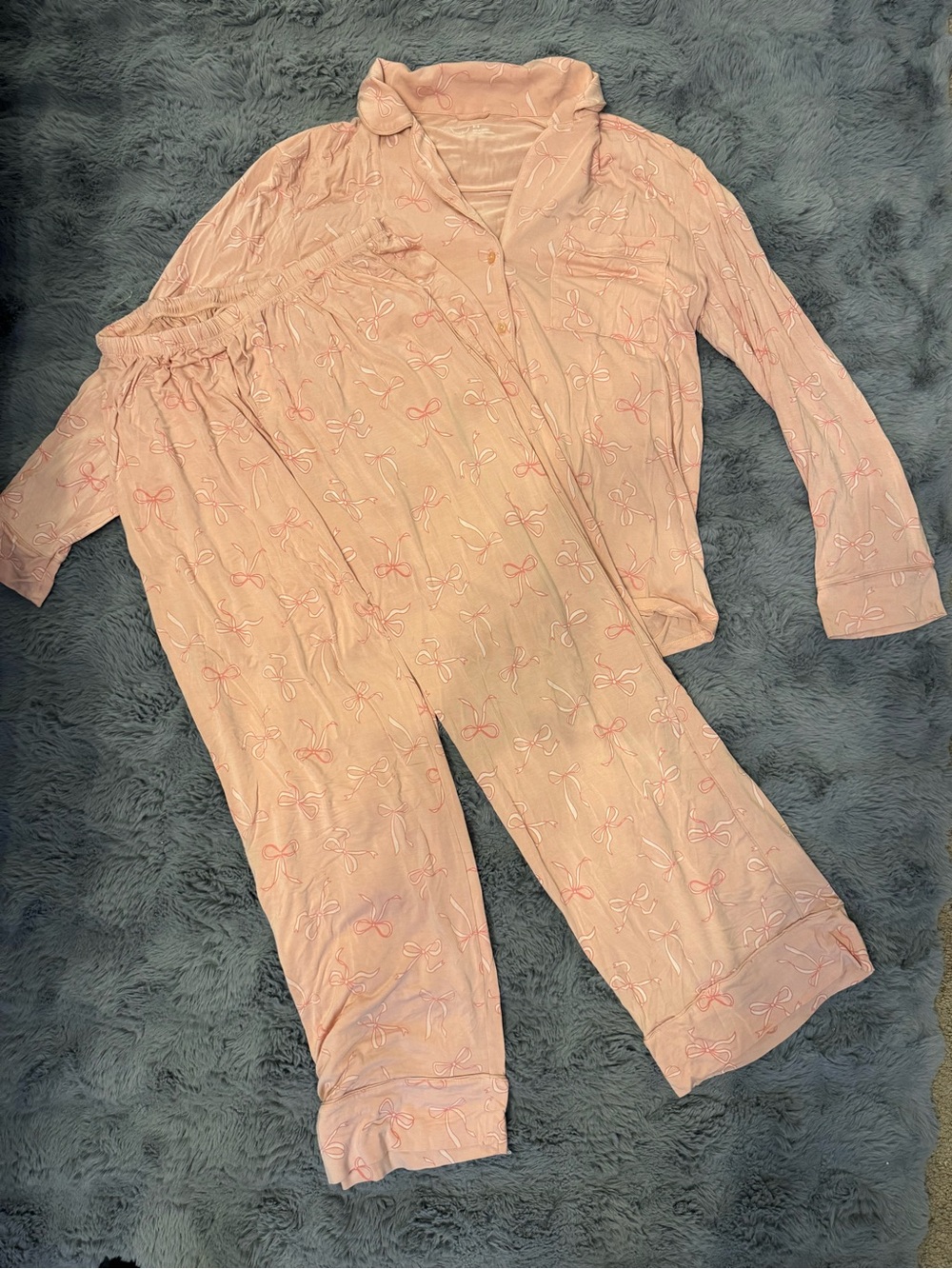 aerie Blush Pink Floral-Print Pajama Top